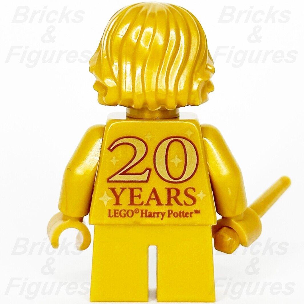 LEGO Harry Potter Ron Weasley Minifigure 20th Anniversary Golden 76388 hp294