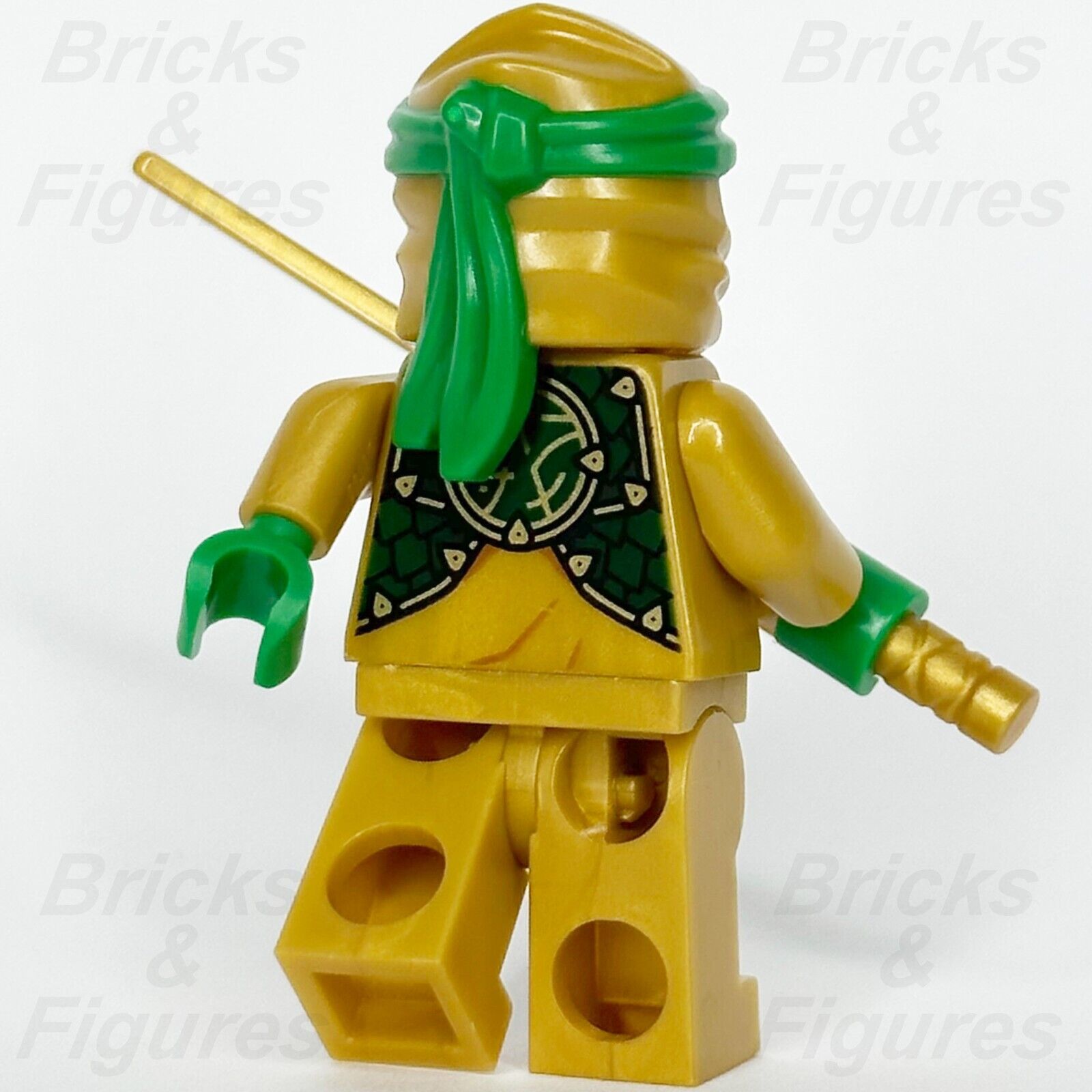 LEGO Ninjago Lloyd Golden Ninja Minifigure Core Green 71781 njo790 Min