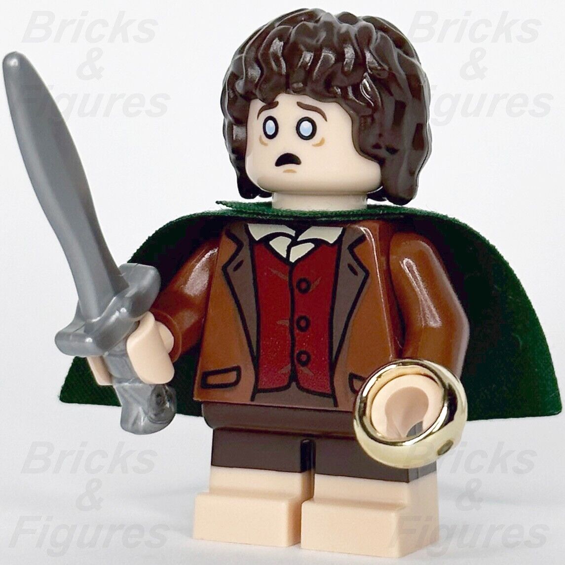 LEGO Frodo Baggins Minifigure The Hobbit & The Lord of the Rings 10316 lor112 - Bricks & Figures