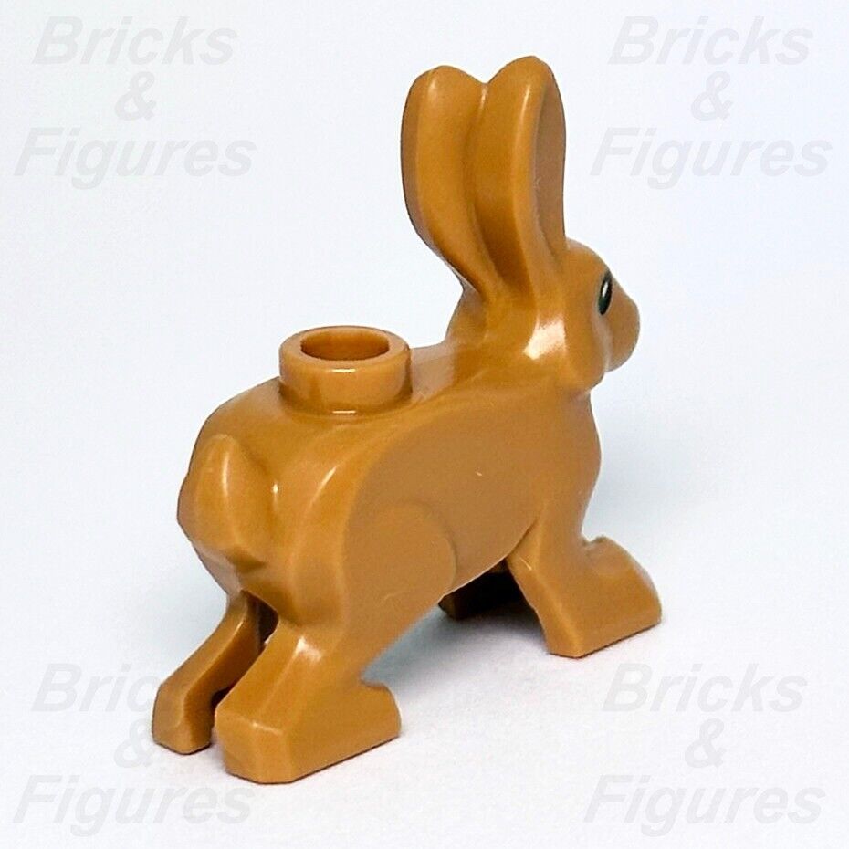 LEGO Hare Rabbit Medium Nougat Minifigure Animal Town City Part 60387 60374 New - Bricks & Figures