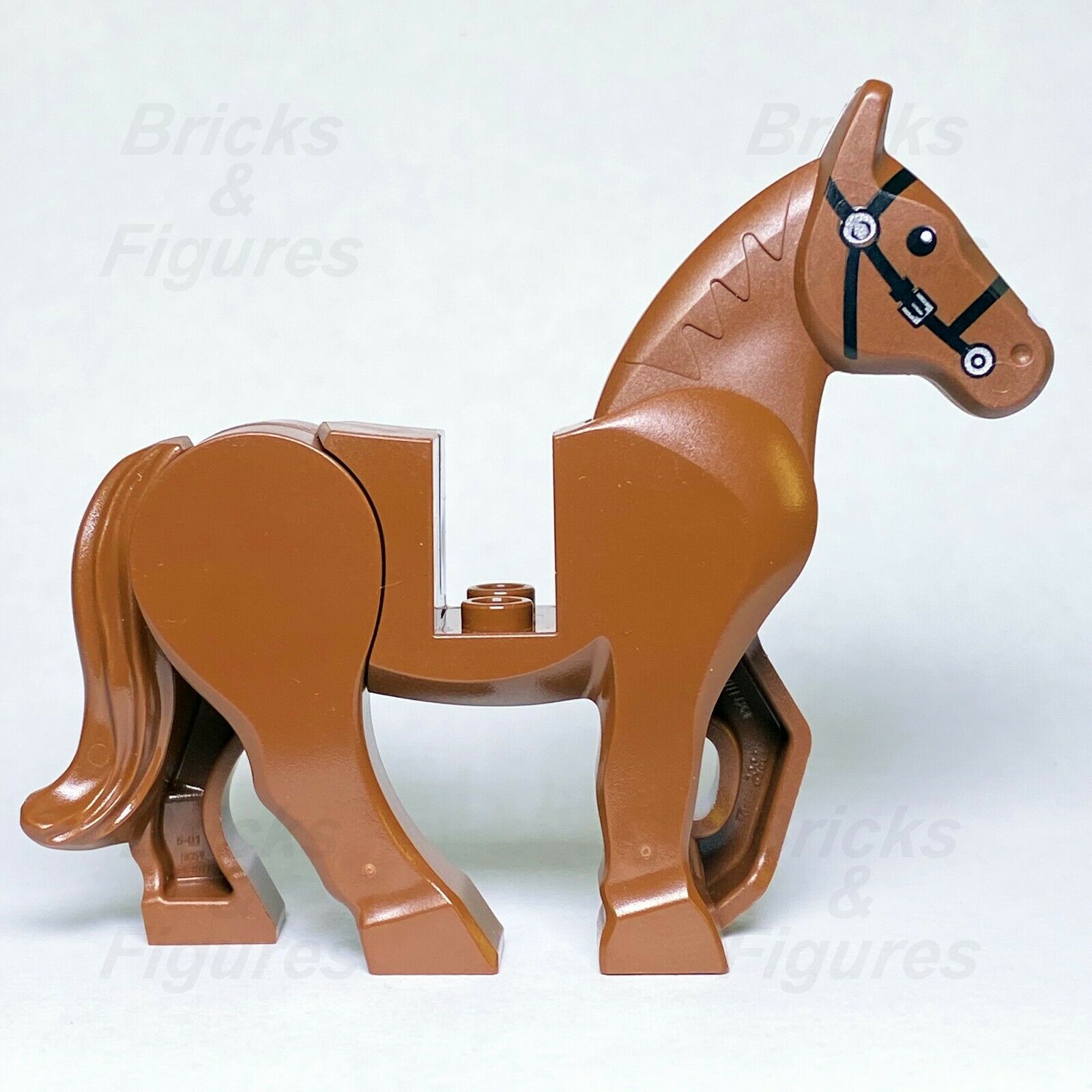 LEGO Horse with Bridle Lord of the Rings Animal Minifigure Part 9471 9474 9469 - Bricks & Figures