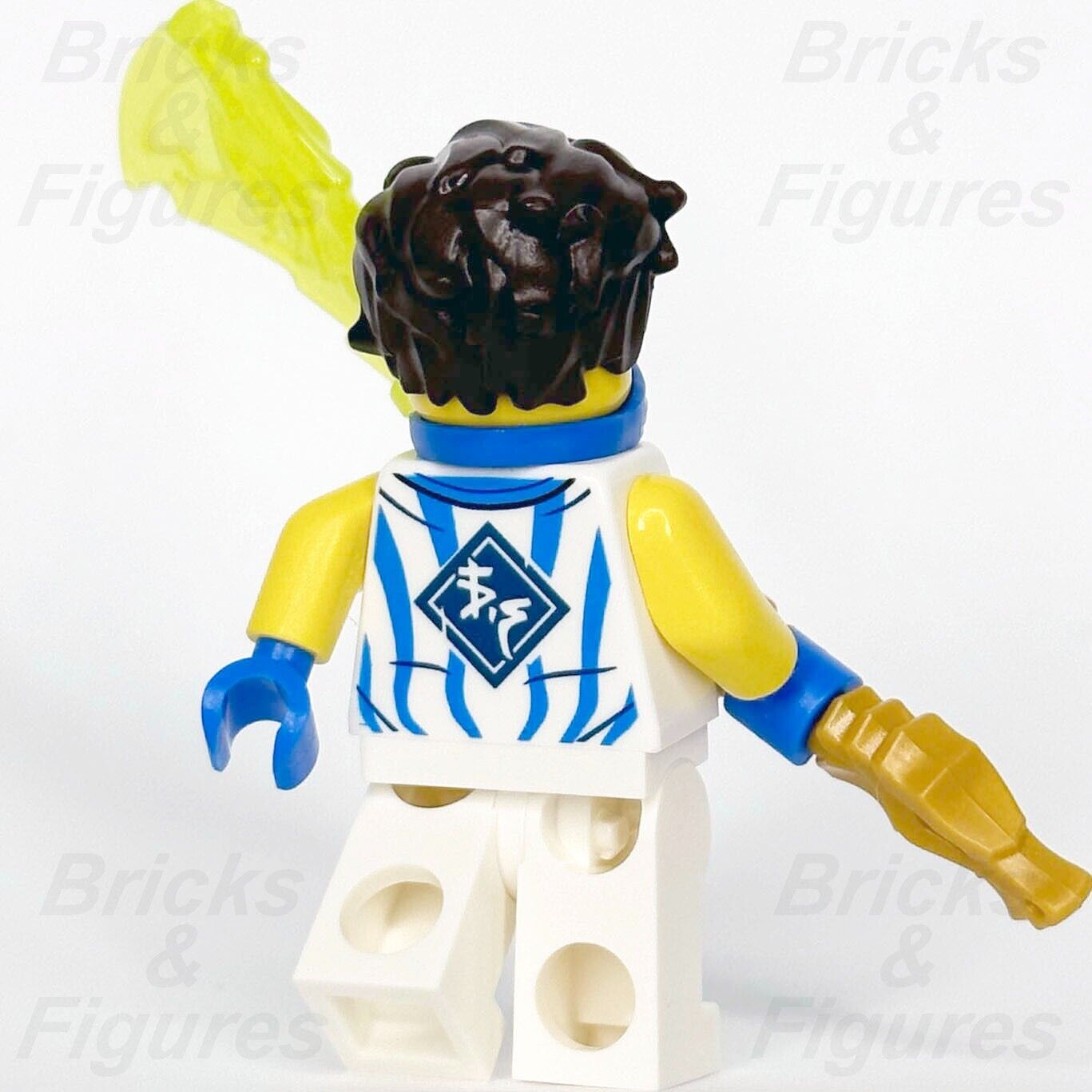 LEGO Ninjago Jay Minifigure Legacy Ninja White Tunic Blue Stripes 7173