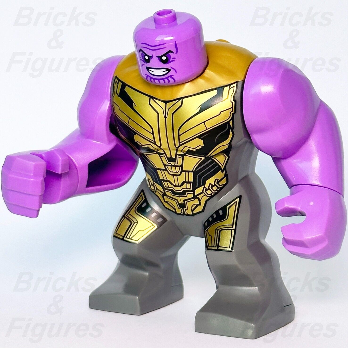 LEGO Thanos Marvel Super Heroes The Infinity Saga Minifigure 76192 sh733 New - Bricks & Figures