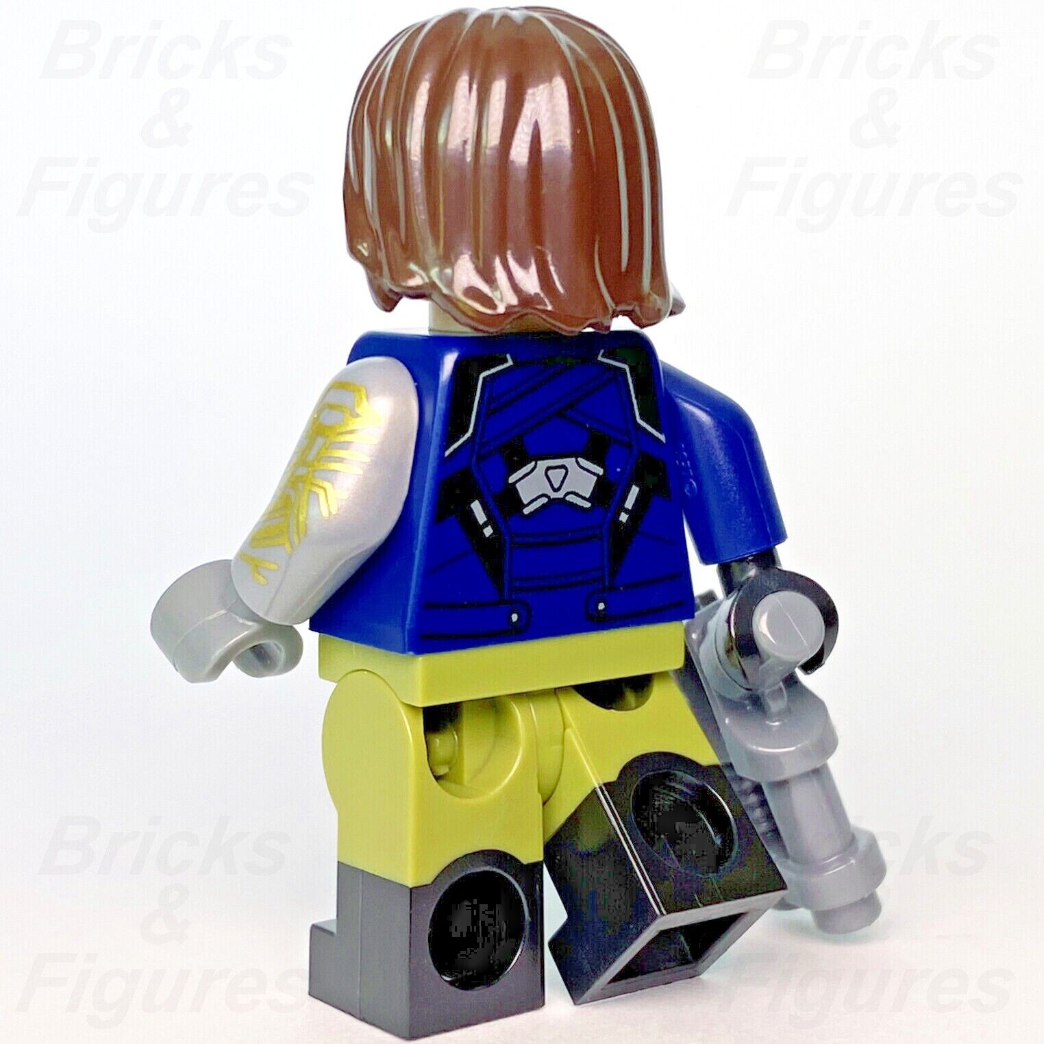 Marvel Super Heroes LEGO Bucky Barnes White Wolf Minifigure 5005256 col337 - Bricks & Figures