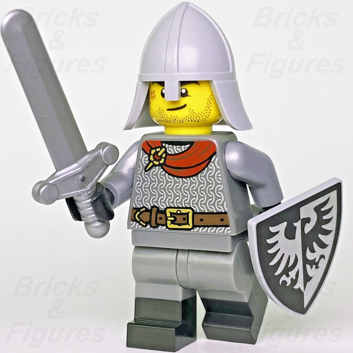 New Castle LEGO Black Falcon Knight Build-A-Minifigure BAM Exclusive Minifigure - Bricks & Figures