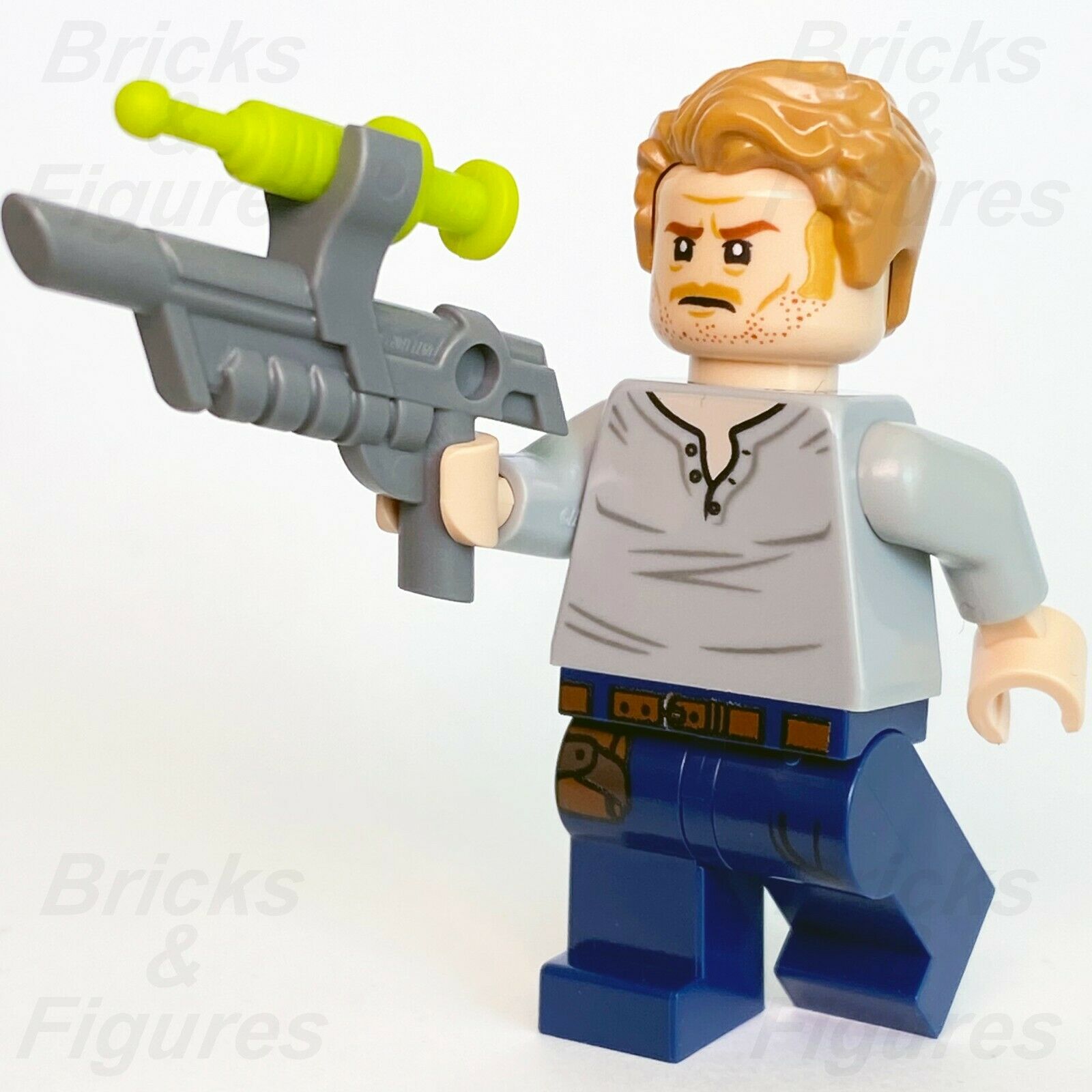 New Jurassic World LEGO Owen Grady with Kayak Foil Pack Set Minifigure