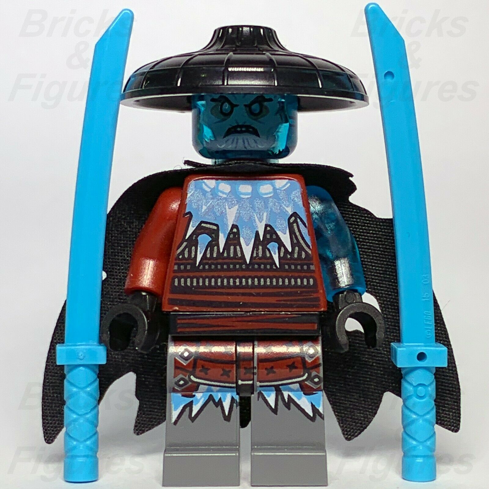 New Ninjago LEGO Blizzard Sword Master Minifigure from sets 70678 7067