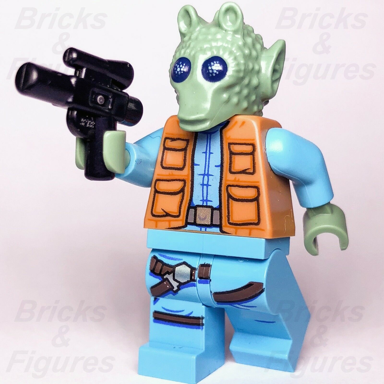 New Star Wars LEGO Greedo Rodian Bounty Hunter Tatooine Minifigure 75205