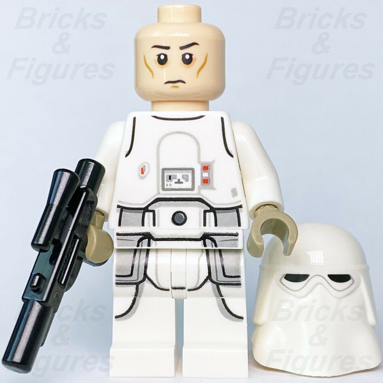 New Star Wars LEGO Snowtrooper with Cheek Lines Frown Minifigure 75288 sw1103 - Bricks & Figures