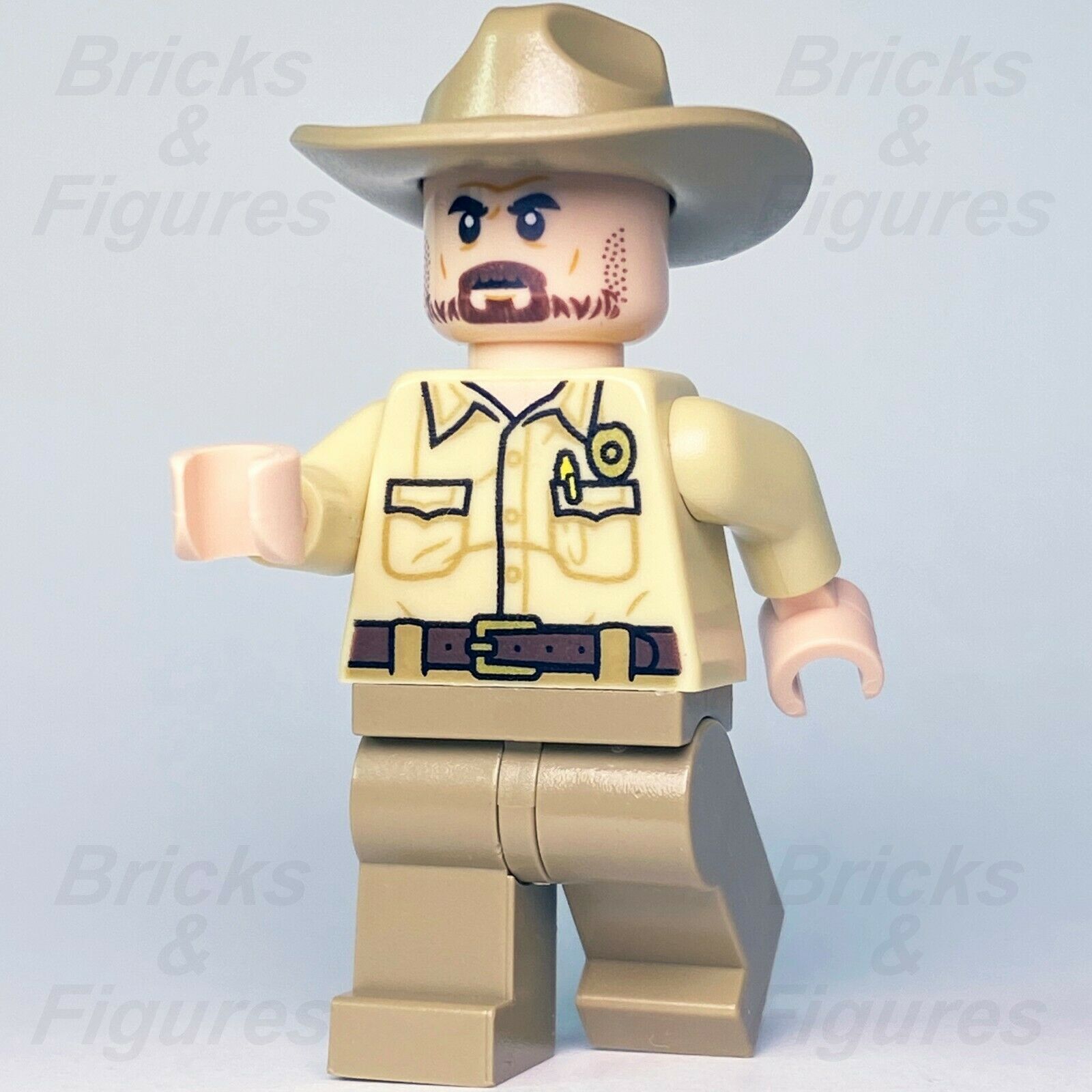 New Stranger Things LEGO Chief Jim Hopper Netflix TV Series Minifigure 75810 - Bricks & Figures