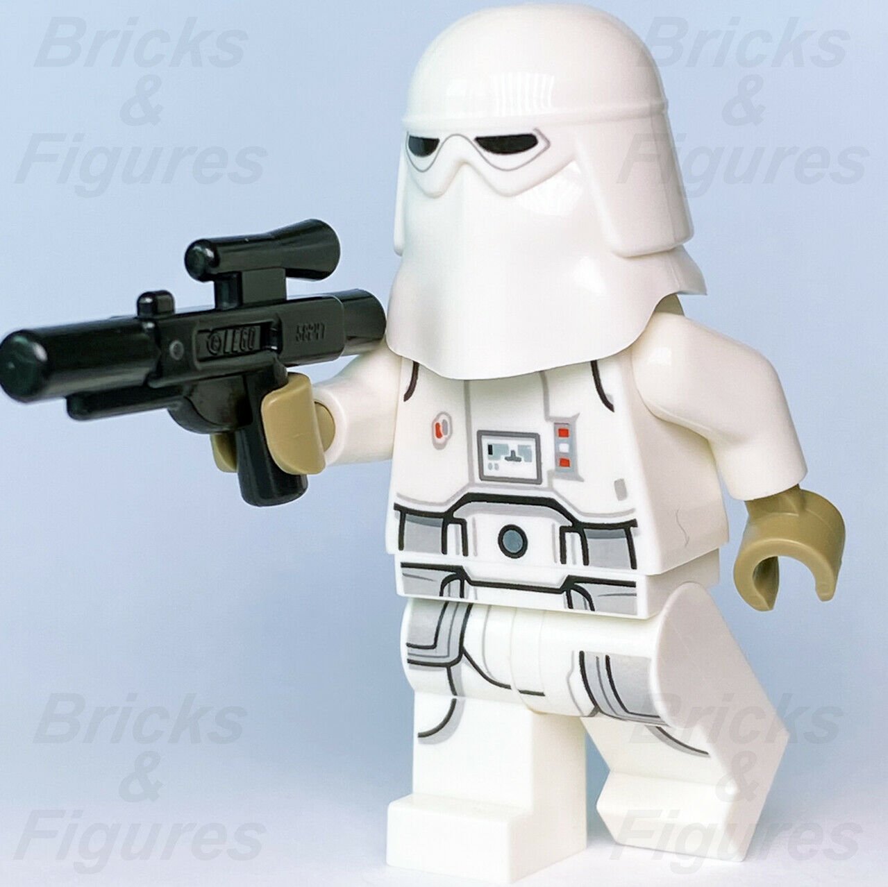 Star Wars LEGO Snowtrooper Lopsided Grin Imperial Hoth Minifigure 75320 75313 - Bricks & Figures