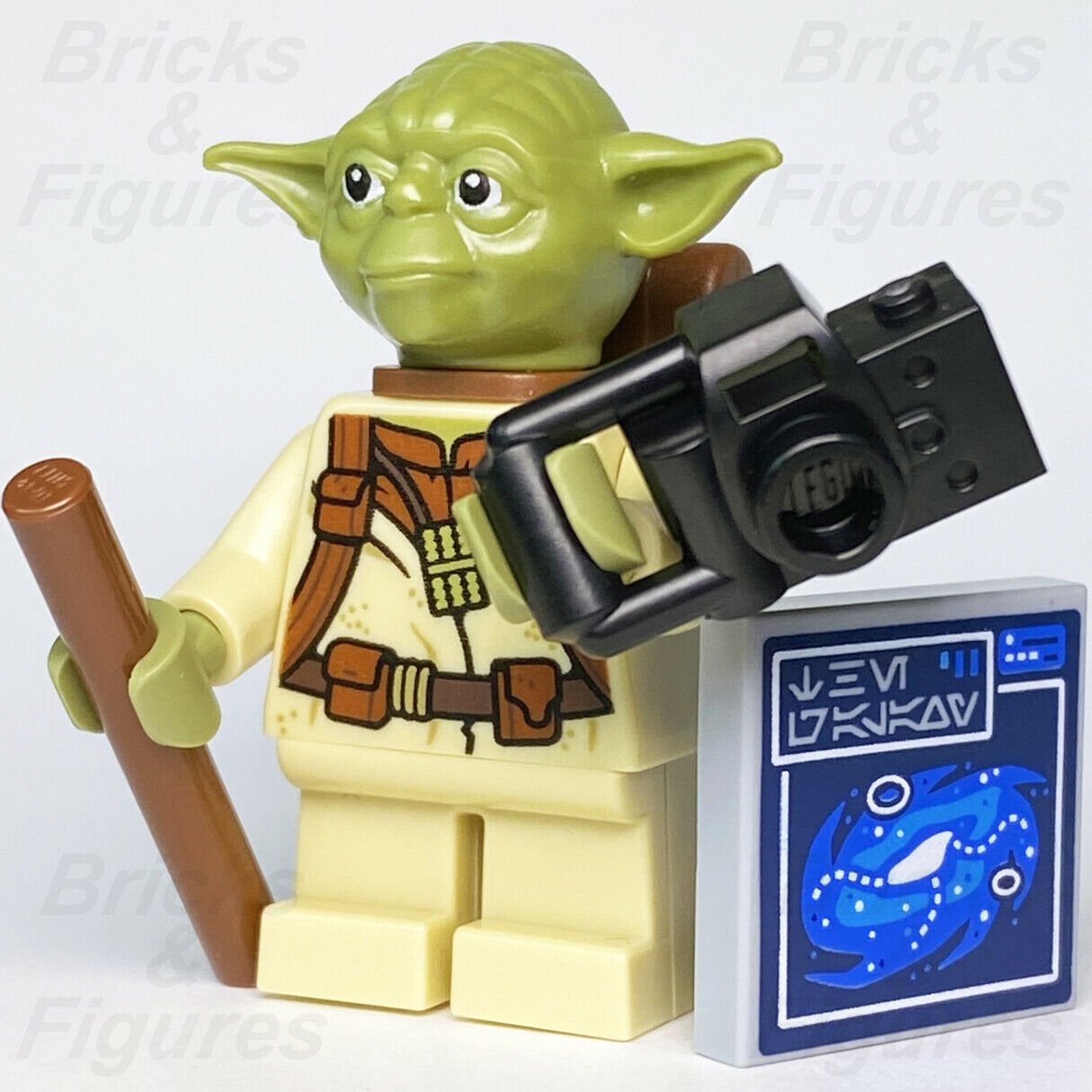 Star Wars LEGO Yoda with Backpack Galaxy Map Camera Jedi Master Minifi